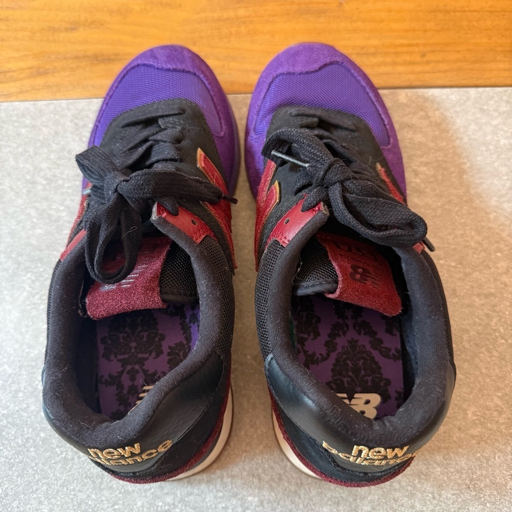 New Balance 574 My Story Matters Black History Month Sneaker Black Purple Size 7 - Picture 7 of 16